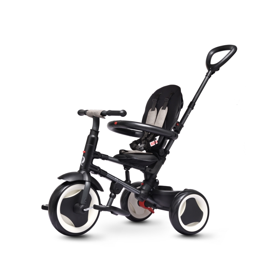 QPlay - Triciclo infantil 3en1 RITO EVO gris