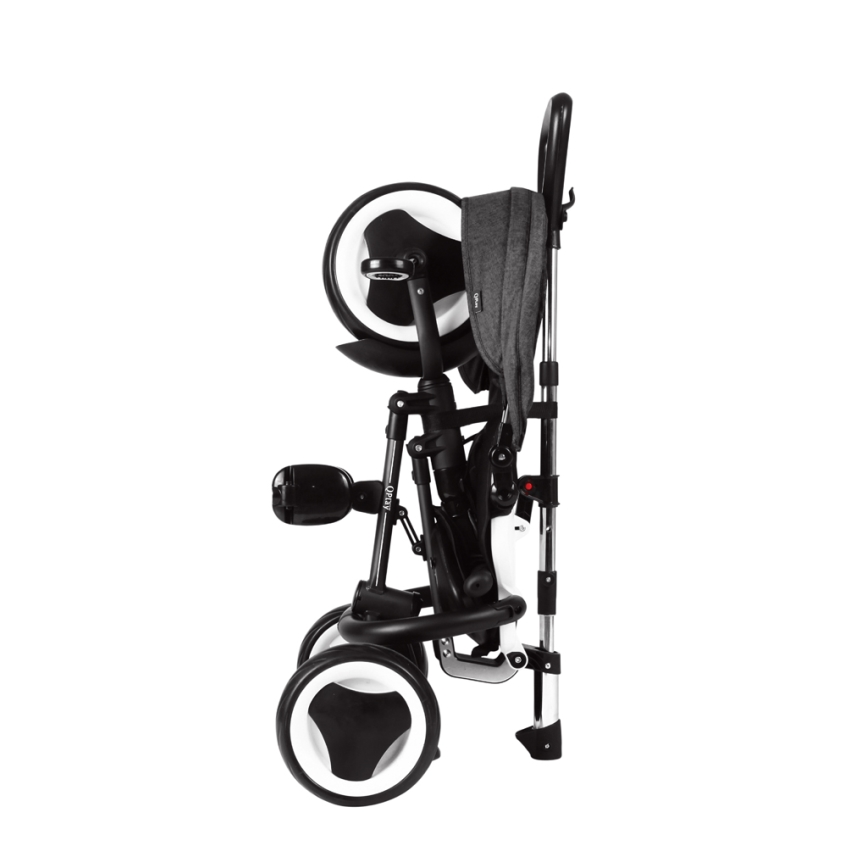 QPlay - Triciclo infantil 3en1 RITO EVO gris
