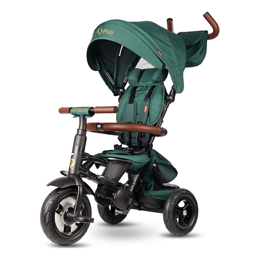 QPlay - Triciclo infantil RITO DELUXE (Limited special edition) Verde