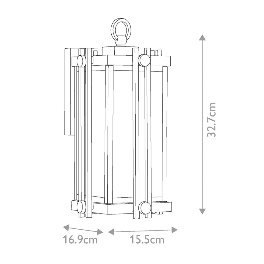 Quoizel - Aplique de exterior GOLDENROD 1xE27/100W/230V IP44