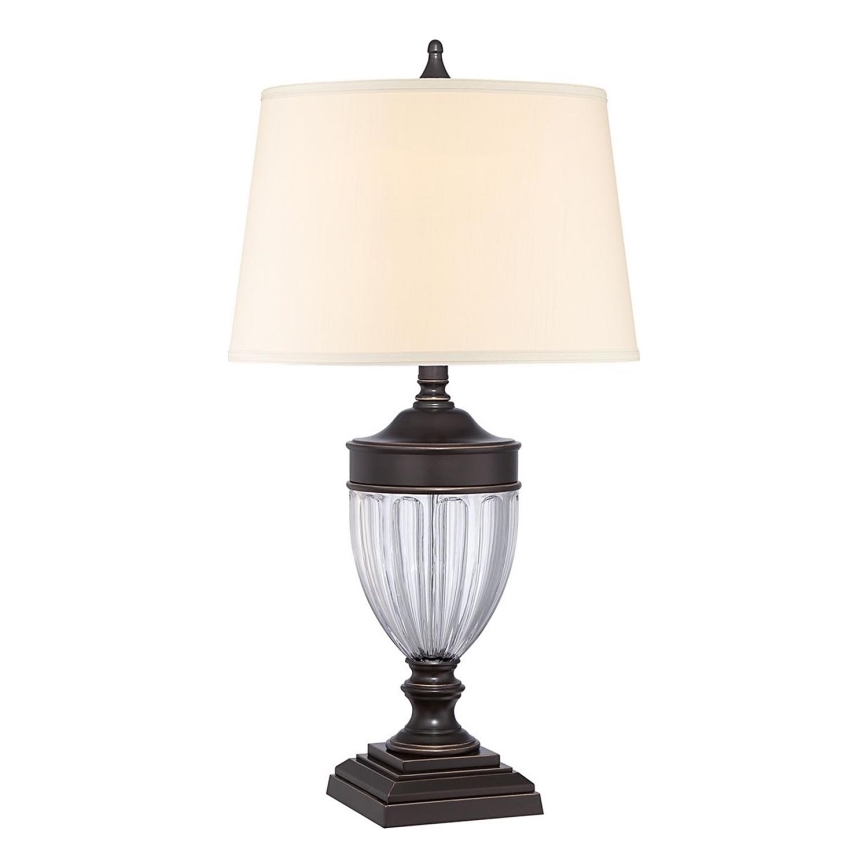 Quoizel - Lámpara de mesa DENNISON 1xE27/60W/230V bronce