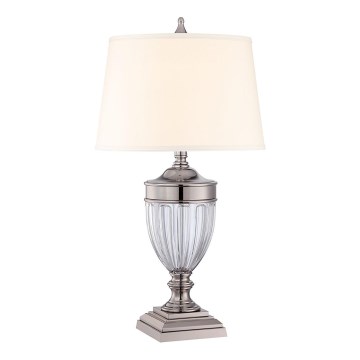 Quoizel - Lámpara de mesa DENNISON 1xE27/60W/230V cromo brillante