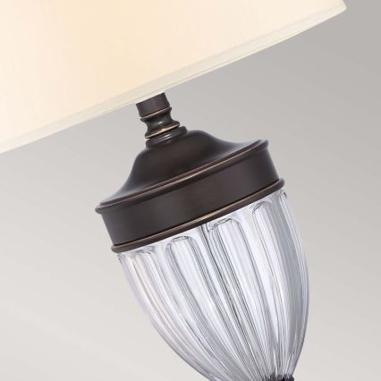 Quoizel - Lámpara de mesa DENNISON 1xE27/60W/230V bronce