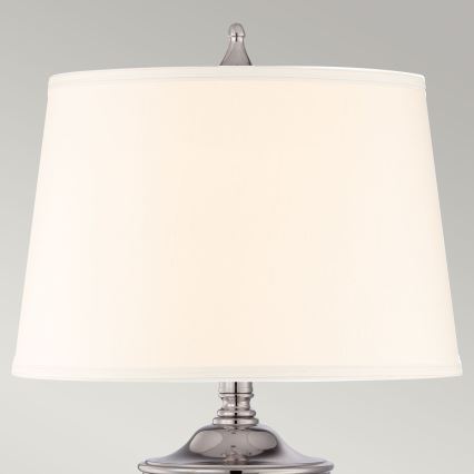Quoizel - Lámpara de mesa DENNISON 1xE27/60W/230V cromo brillante