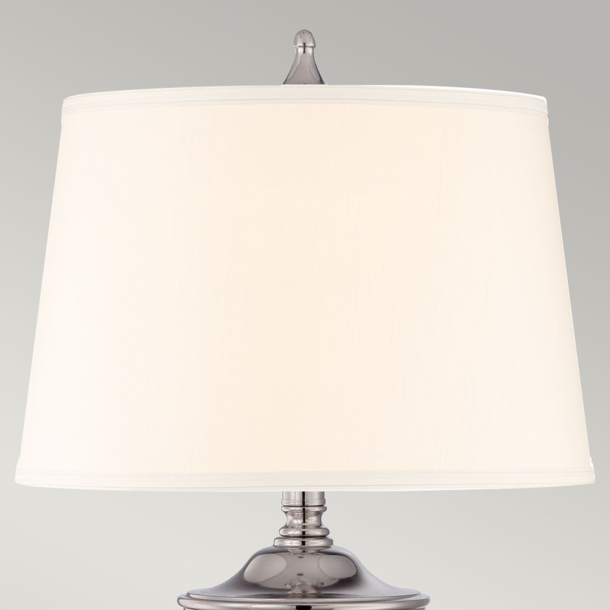 Quoizel - Lámpara de mesa DENNISON 1xE27/60W/230V cromo brillante