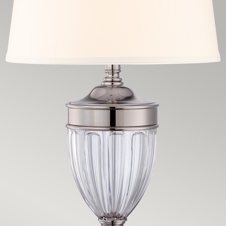 Quoizel - Lámpara de mesa DENNISON 1xE27/60W/230V cromo brillante
