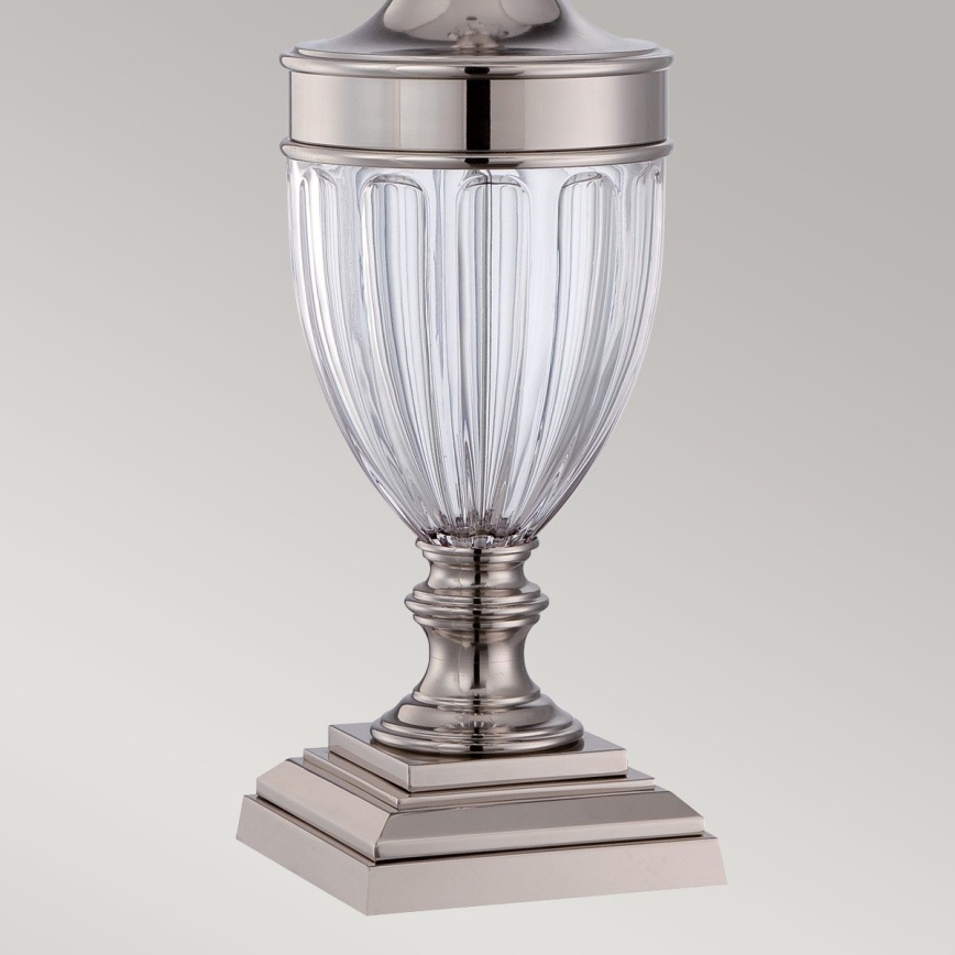 Quoizel - Lámpara de mesa DENNISON 1xE27/60W/230V cromo brillante