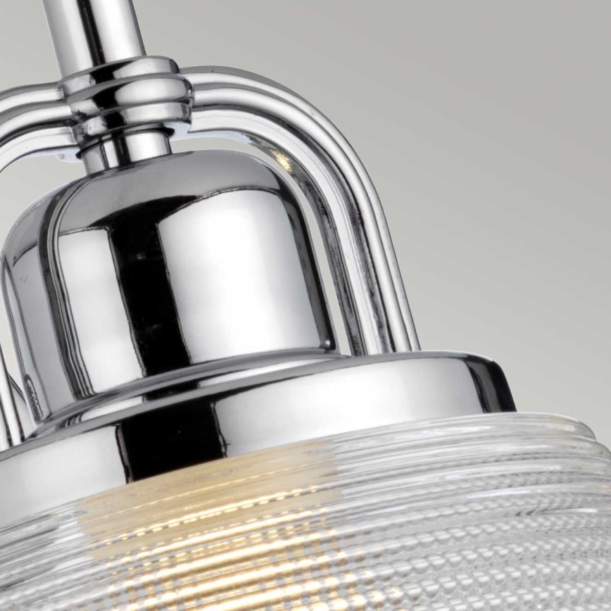 Quoizel - Aplique LED de baño DUBLIN 1xG9/3W/230V IP44 cromo brillante
