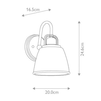 Quoizel - Aplique LED de baño DUBLIN 1xG9/3W/230V IP44 cromo brillante