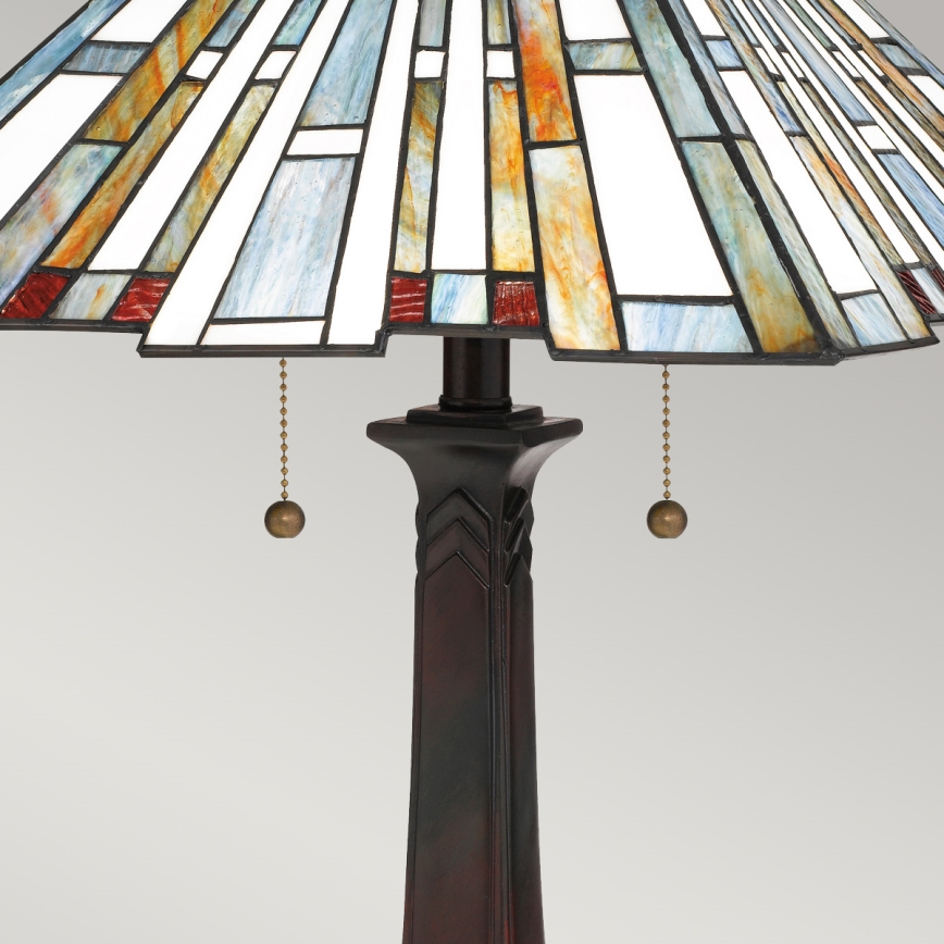 Quoizel - Lámpara de mesa MAYBECK 2xE27/60W/230V