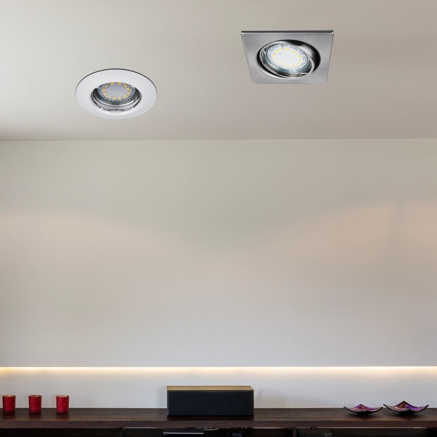 Rabalux - SET 3xLED Lámpara empotrada 3xGU10/3W/230V IP40