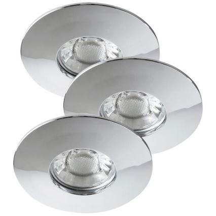 Rabalux - SET 3x Iluminación LED empotr para el baño 3xLED/4W/230V