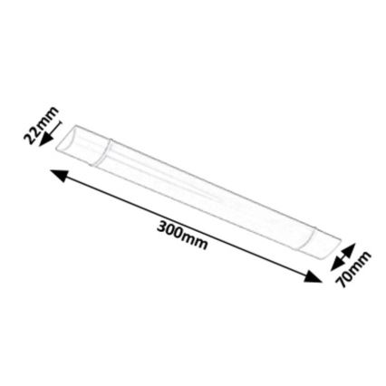 Rabalux - Lámpara LED debajo del gabinete LED/10W/230V