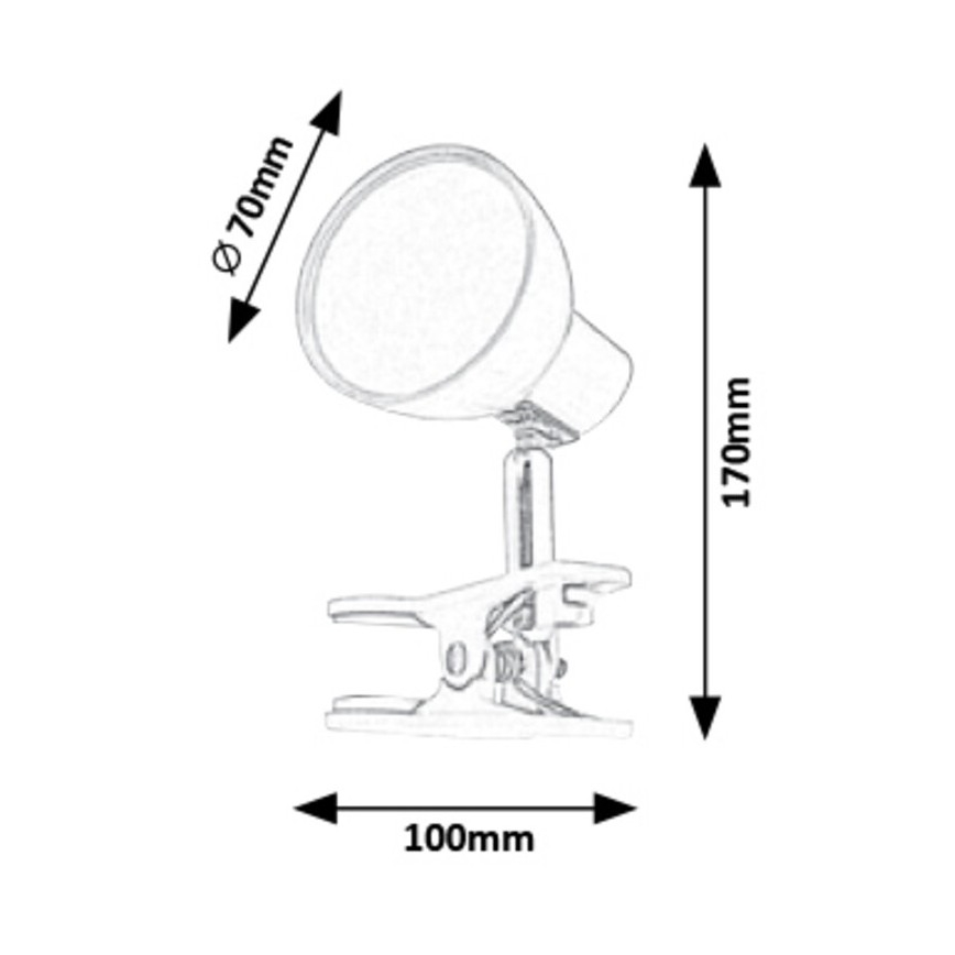Rabalux - LED Lámpara con clip LED/5W/230V