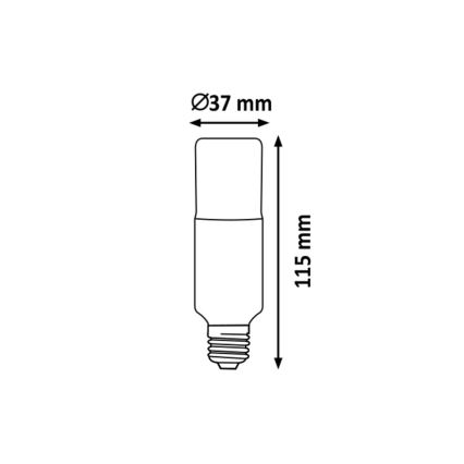 Rabalux - Bombilla LED T37 E27/9W/230V 3000K