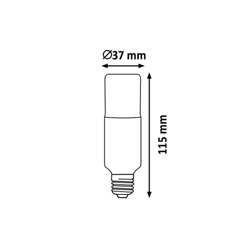 Rabalux - Bombilla LED T37 E27/9W/230V 3000K