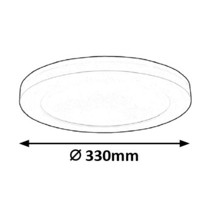 Rabalux - Panel LED con sensor LED/30W/230V 33 cm