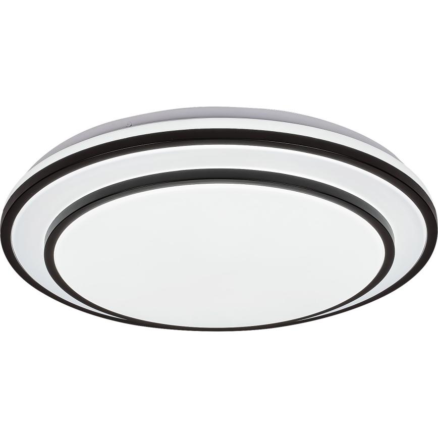 Rabalux - Plafón LED regulable LED/40W/230V 3000-6500K negro + mando a distancia