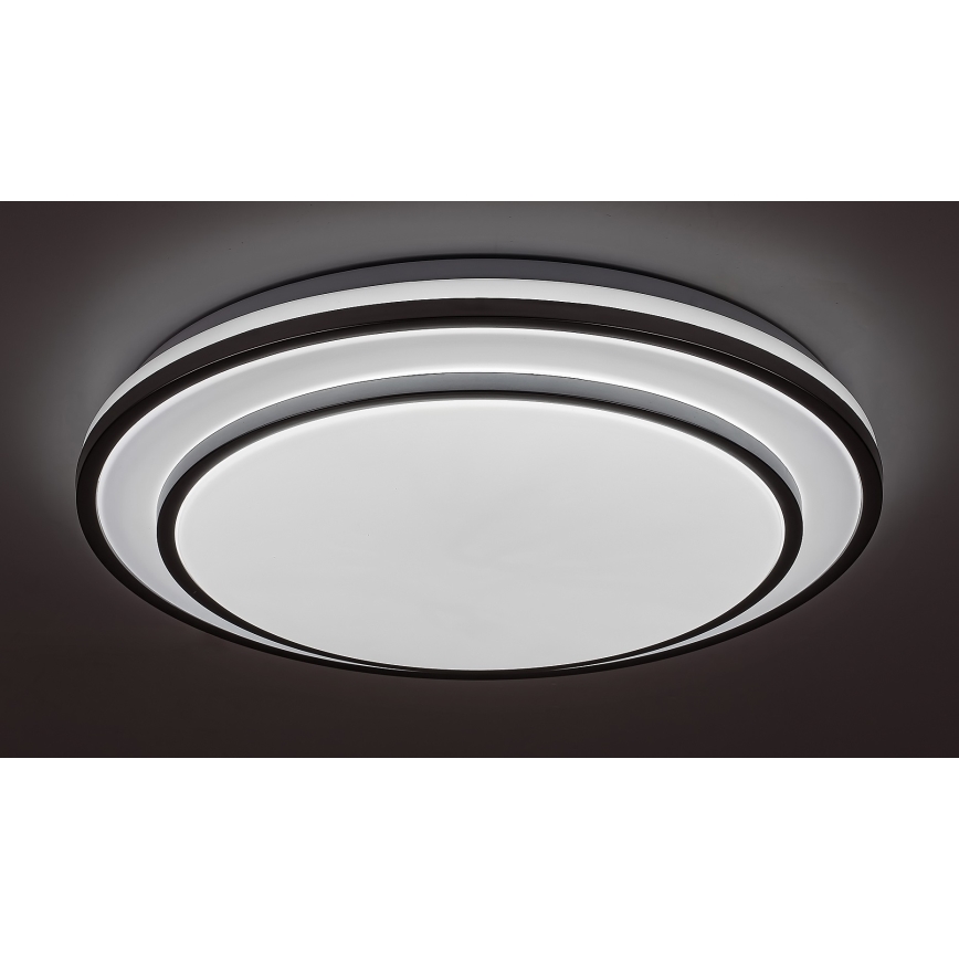 Rabalux - Plafón LED regulable LED/40W/230V 3000-6500K plateado + mando a distancia