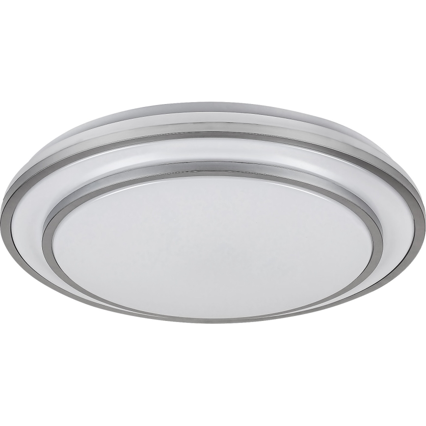 Rabalux - Plafón LED regulable LED/40W/230V 3000-6500K plateado + mando a distancia