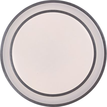 Rabalux - Plafón LED regulable LED/40W/230V 3000-6500K plateado + mando a distancia