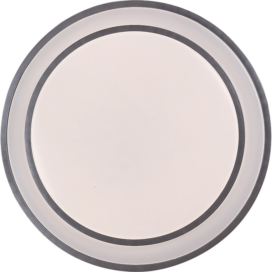 Rabalux - Plafón LED regulable LED/40W/230V 3000-6500K plateado + mando a distancia