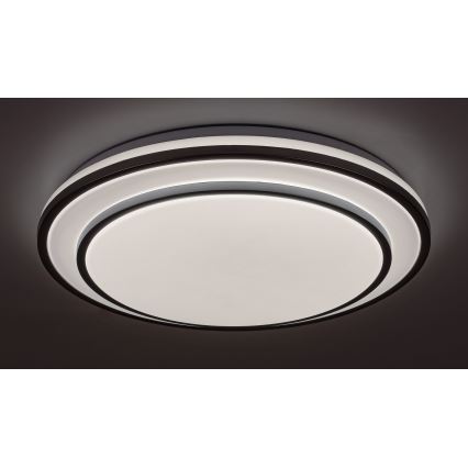 Rabalux - Plafón LED regulable LED/40W/230V 3000-6500K plateado + mando a distancia