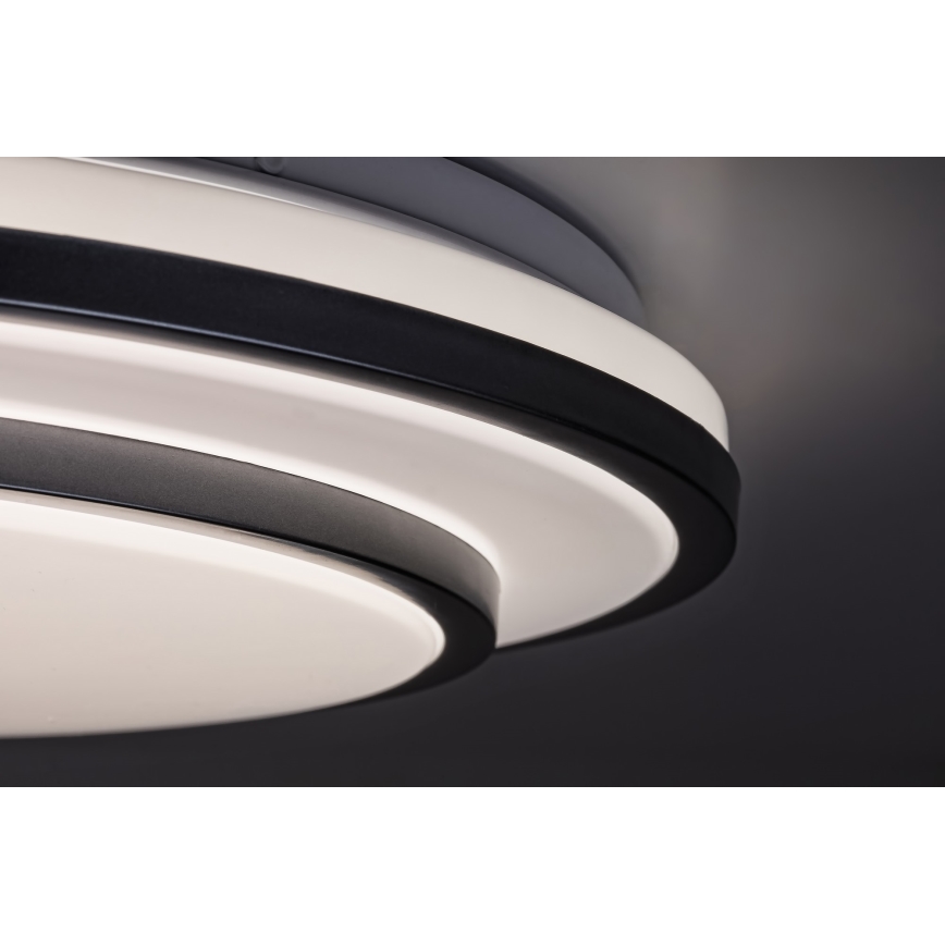 Rabalux - Plafón LED regulable LED/40W/230V 3000-6500K plateado + mando a distancia