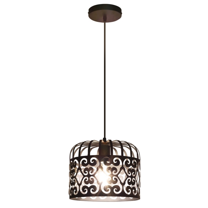 Rabalux - Lámpara colgante 1xE27/60W/230V negro