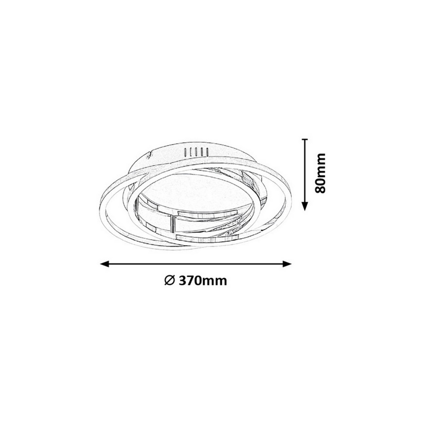 Rabalux - LED Plafón LED/30W/230V diá. 37cm