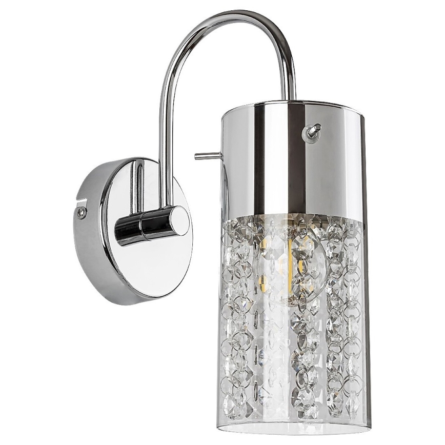 Rabalux - Aplique de baño 1xE14/40W/230V IP44 cromo brillante