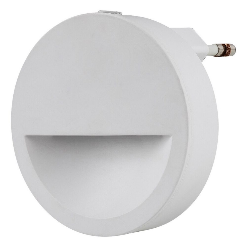 Rabalux - LED Luz nocturna con sensor crepuscular LED/0,5W/230V 3000K diá. 65 mm