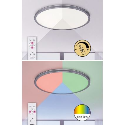 Rabalux - Plafón LED RGB regulable LED/22W/230V Wi-Fi Tuya + control remoto