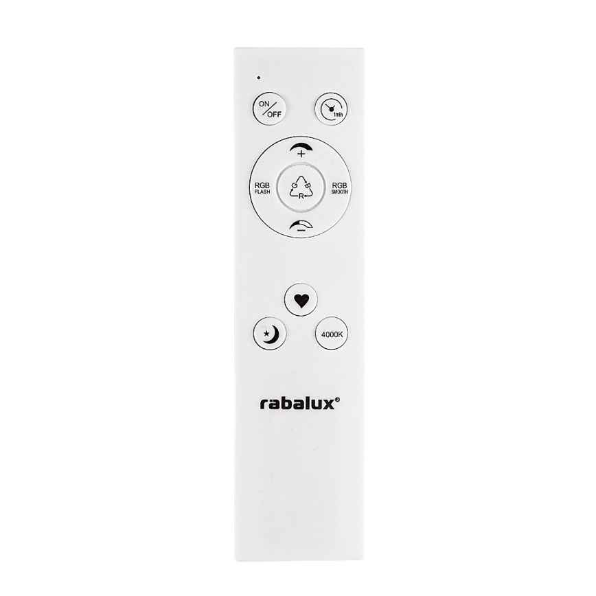 Rabalux - Plafón LED RGB regulable LED/22W/230V Wi-Fi Tuya + control remoto