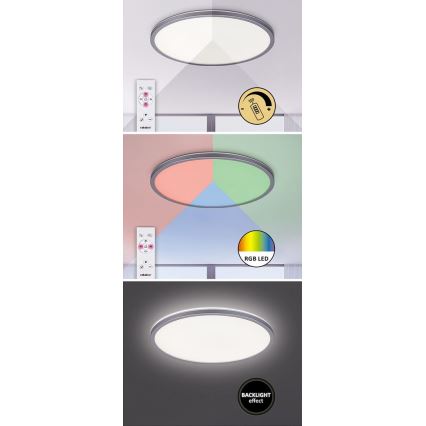 Rabalux - Plafón LED RGB regulable LED/22W/230V Wi-Fi Tuya + control remoto