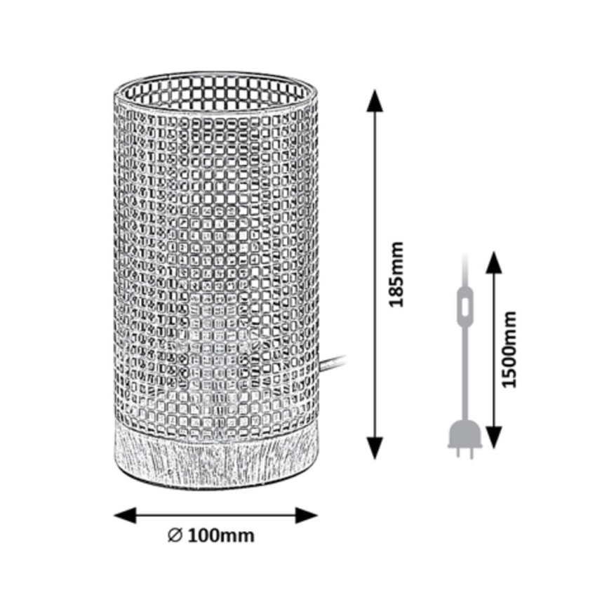 Rabalux - Lámpara de mesa 1xE14/25W/230V haya