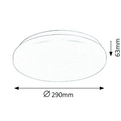 Rabalux - Plafón LED LED/20W/230V