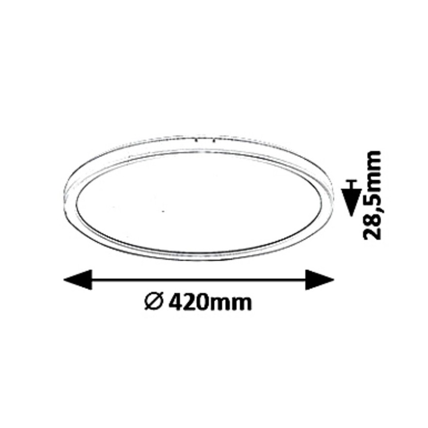 Rabalux 3428 - LED Plafón regulable PAVEL LED/22W/230V