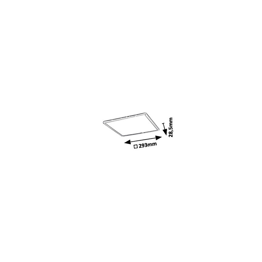 Rabalux 3429 - LED Plafón regulable PAVEL LED/18W/230V