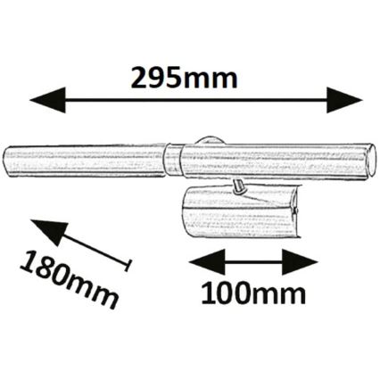 Rabalux - LED Lámpara para cuadros 2xG9/2W/230V