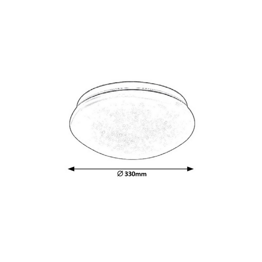 Rabalux - Plafón LED LED/18W/230V