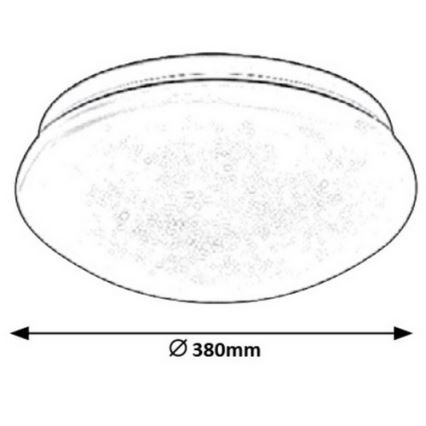 Rabalux - LED Plafón LED/24W/230V