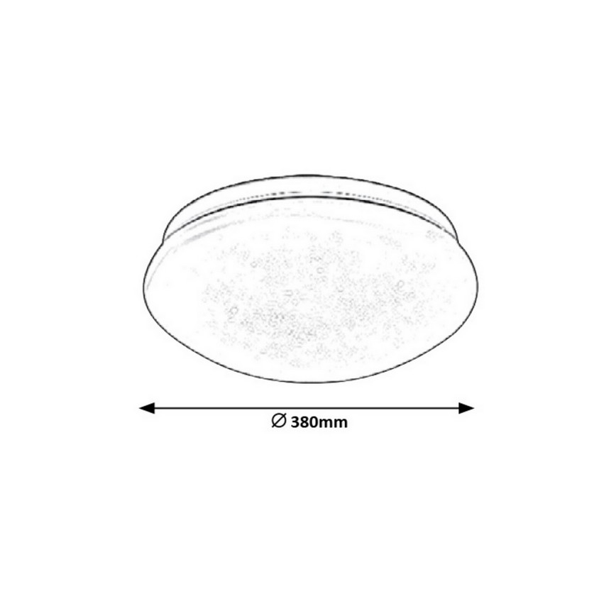 Rabalux - LED Plafón LED/24W/230V