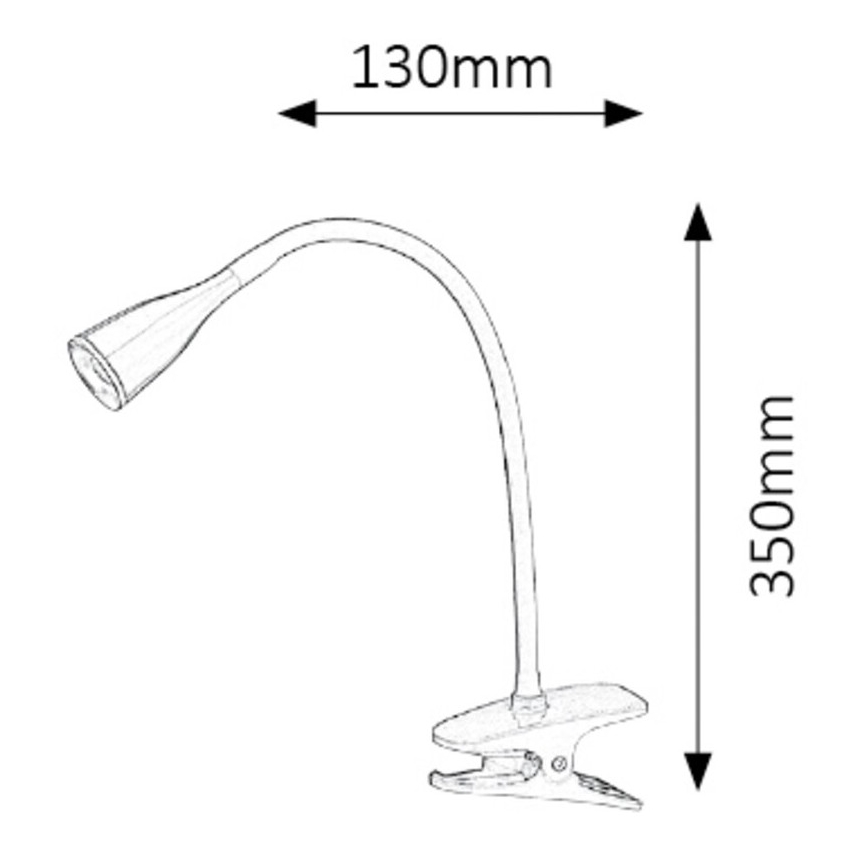 Rabalux - Lámpara LED de mesa con 1xLED/4,5W/230V