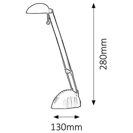 Rabalux - Lámpara LED de mesa 1xLED/5W/230V