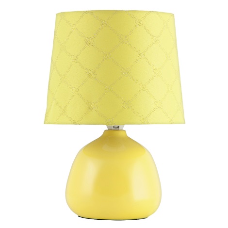 Rabalux 4383 - Lámpara de mesa ELLIE E14/40W amarilla