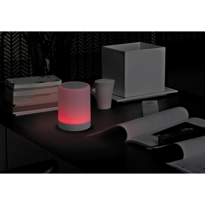Rabalux - Lámpara LED infantil regulable con reproductor 1xLED/2W/3,7V