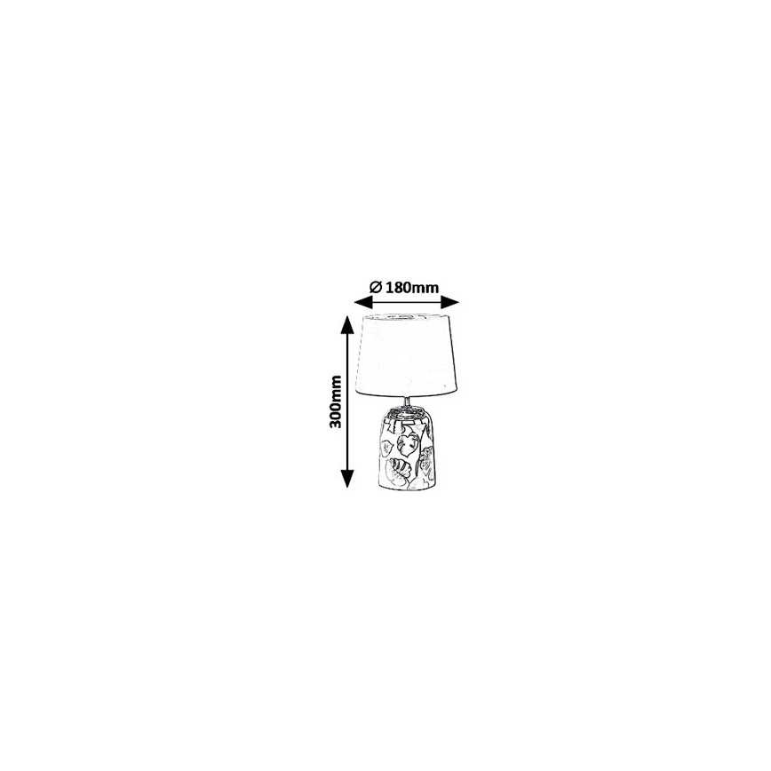 Rabalux 4548 - Lámpara de mesa SONAL 1xE14/40W/230V