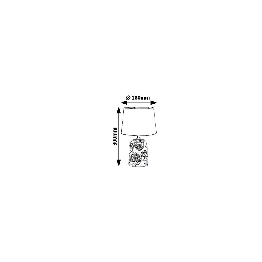 Rabalux 4549 - Lámpara de mesa SONAL 1xE14/40W/230V