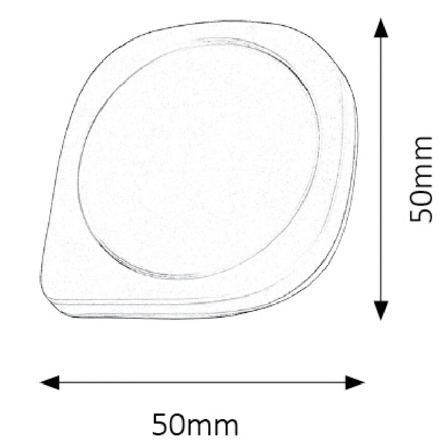 Rabalux - LED luminaria con sensor LED/0,5W/230V 2700K blanco